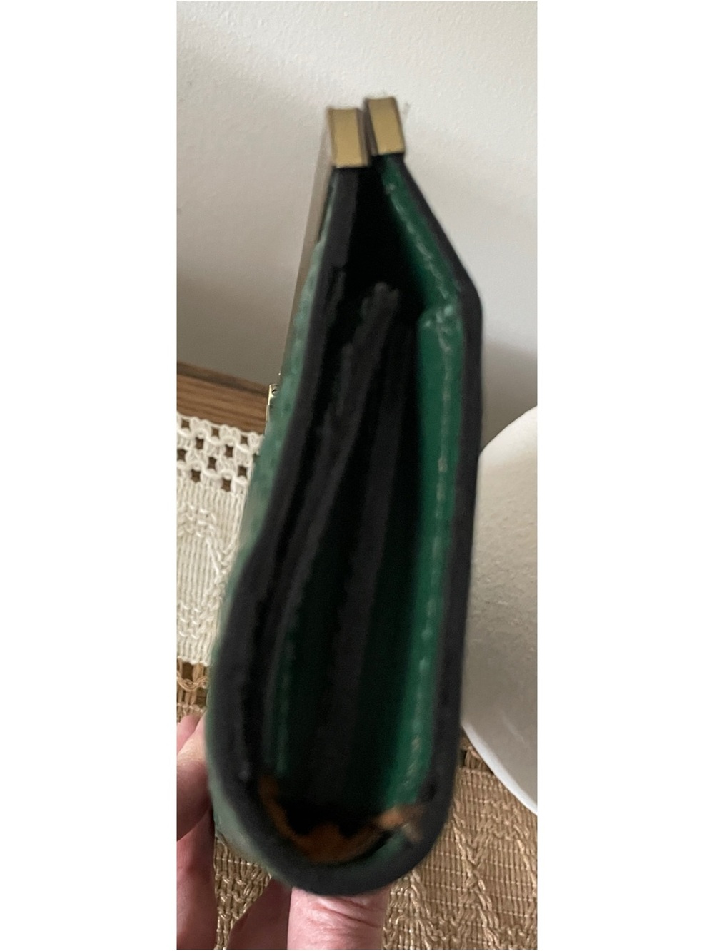 Patricia Nash Emerald Green Embossed Leather Wallet - Picture 11 of 13